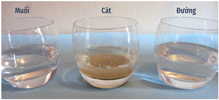 Nước hòa tan một số chất